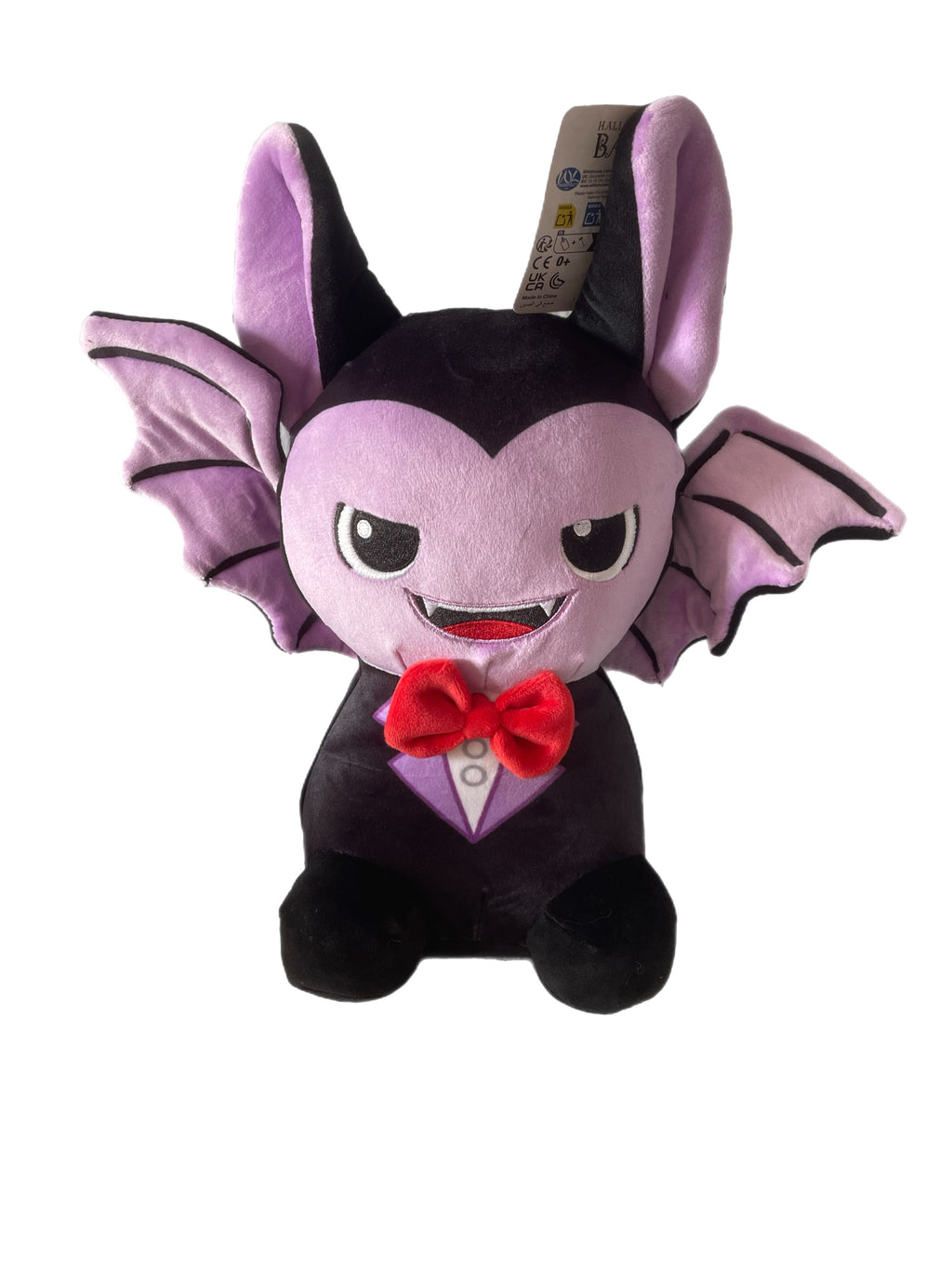 Süßes Halloween Kuscheltier – Vampir-Fledermaus ca. 23 cm 🦇🎃 Weich & detailverliebt