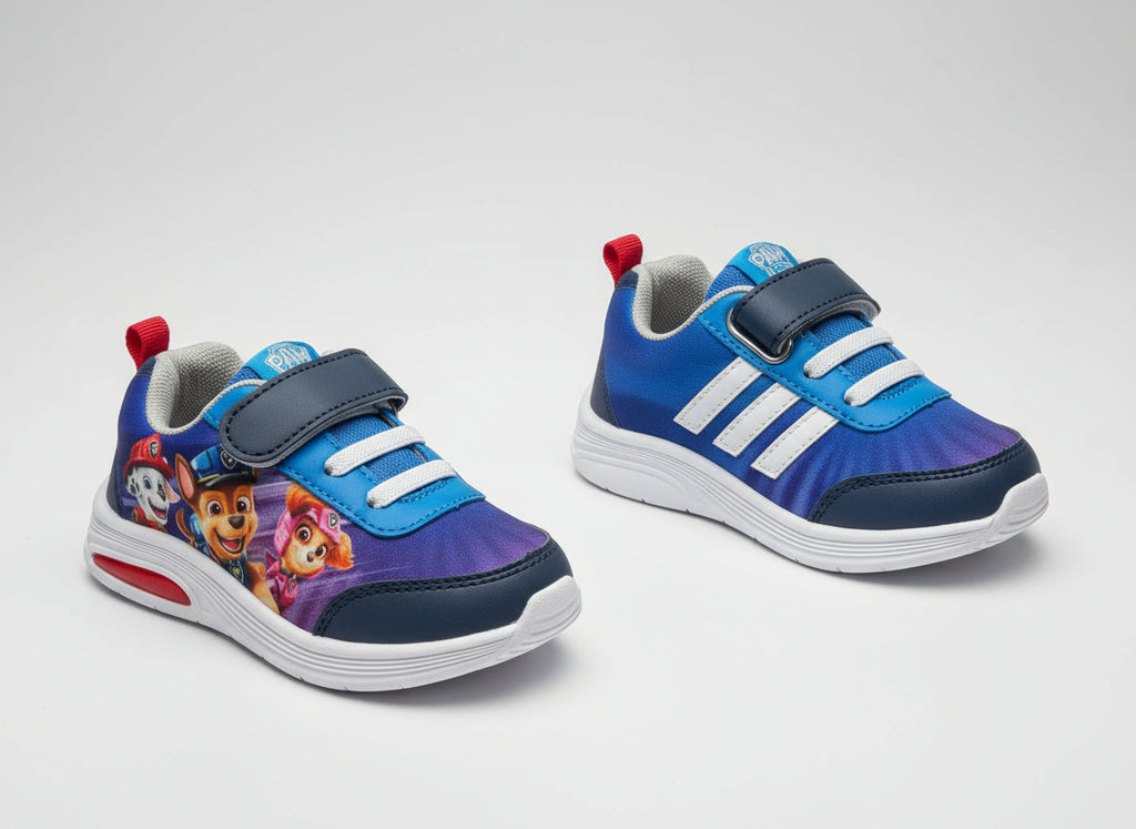 PAW Patrol LED Sneaker für Kinder – Leuchtende Schuhe mit Klettverschluss | Größen 23–28